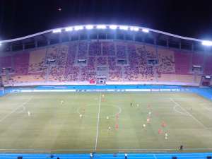 Moment during the match