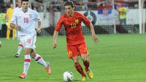 David Babunski will get his first start for Macedonia; photo: uefa.com