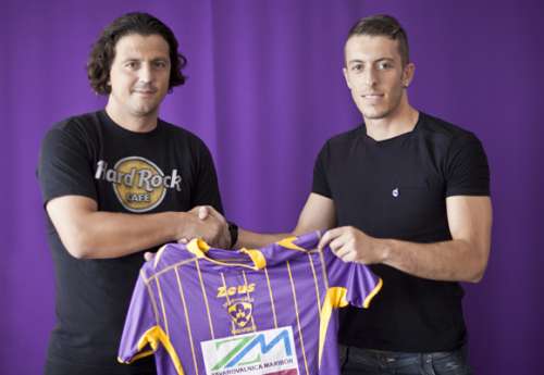 Zahović and Ibraimi back when Agim signed with Maribor in June of 2011