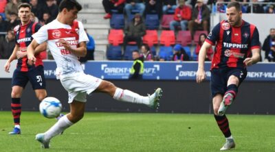 Nemanja Antonov #7 (first from the right), photo by Nyíregyháza Spartacus FC