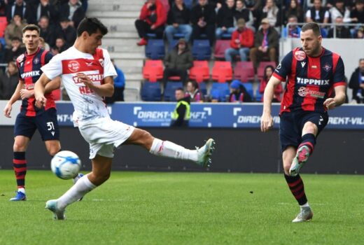 Nemanja Antonov #7 (first from the right), photo by Nyíregyháza Spartacus FC