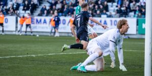 Sefer Emini scores the winning goal for Sønderjyske