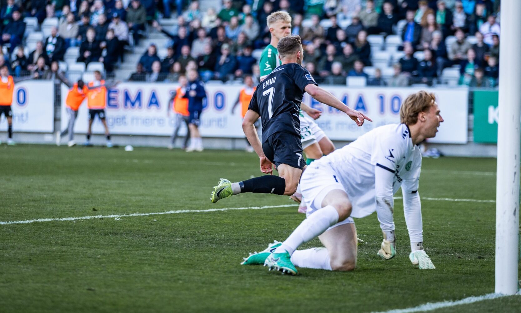 Sefer Emini scores the winning goal for Sønderjyske