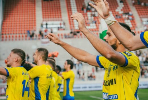Visar Musliu celebrates after the victory; photo by: facebook.com/kstvv