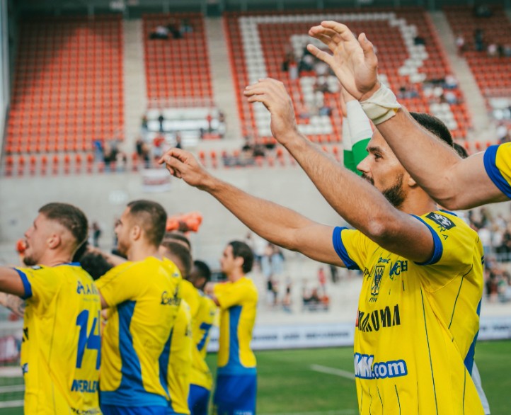 Visar Musliu celebrates after the victory; photo by: facebook.com/kstvv